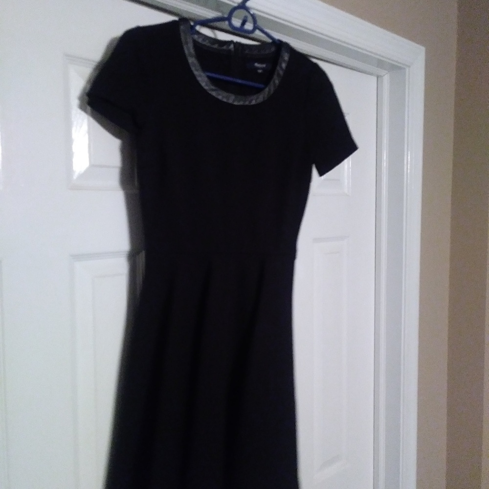 Madewell 1937 Black Dress